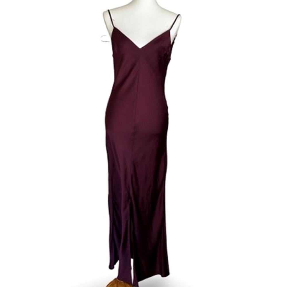 Free People Intimately V-Neck Satin Slip Maxi Dress M